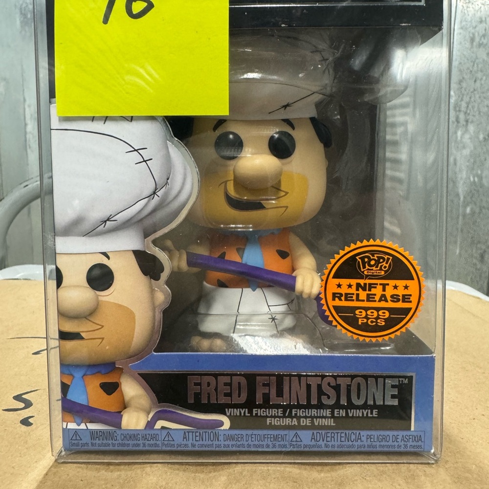 Funko Pop! Digital 165 Fred Flintstone Chef GRAIL LE! 999 W/ Protector
